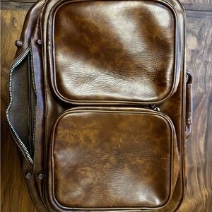 Brown Leather Men's Bag